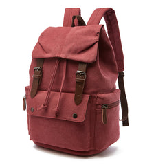 Outdoor Leisure Retro Travel Canvas Backpack Computer Backpack