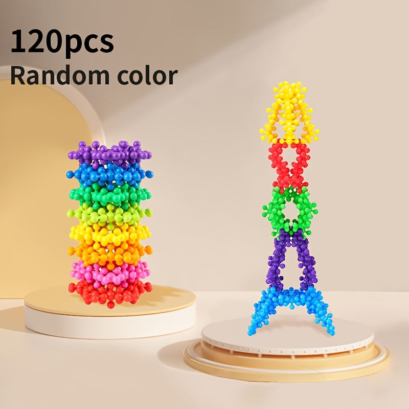 Plum Blossom Building Blocks Puzzle Toy