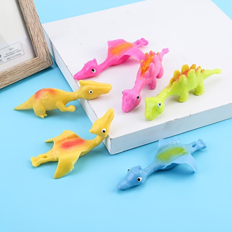 Catapult Launching Dinosaur Finger Toy - Fun Tricky Slingshot