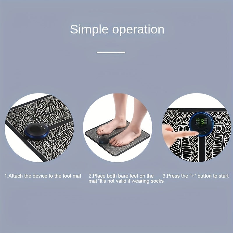 Foot Massager Mat Feet Relaxation Legs Circulation Machine
