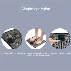 Foot Massager Mat Feet Relaxation Legs Circulation Machine