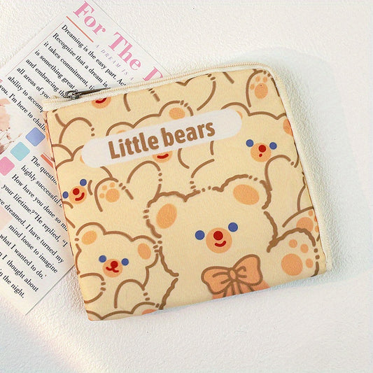 Cartoon Zipper Storage Bag Portable Sanitary Napkin Bag Accessories