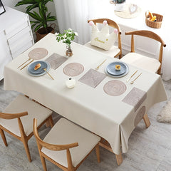 Nordic Style PVC Table Cover Waterproof Scald-proof Tablecloth
