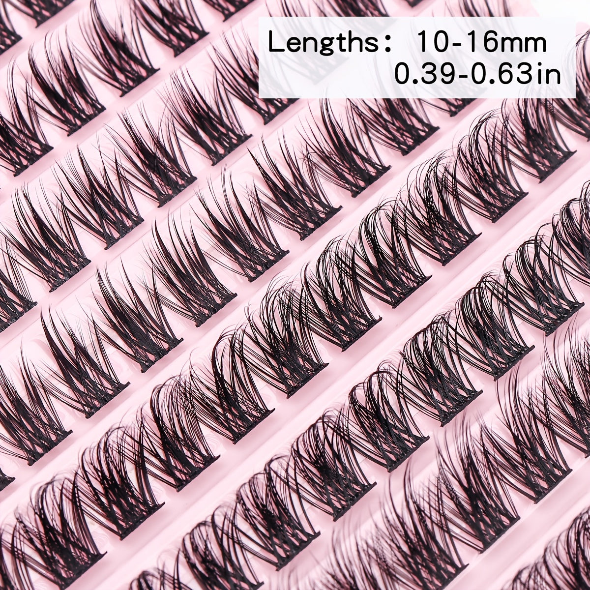 120pcs Cluster Lashes 10-16MM Individual Lashes Extensions