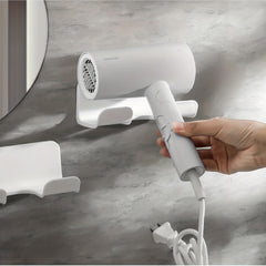 Hair Dryer and Straightener Holder Wall Mount Bathroom Organizer