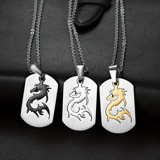Dragon Pendant Necklace Holiday Party Gift Boys and Girls Accessories