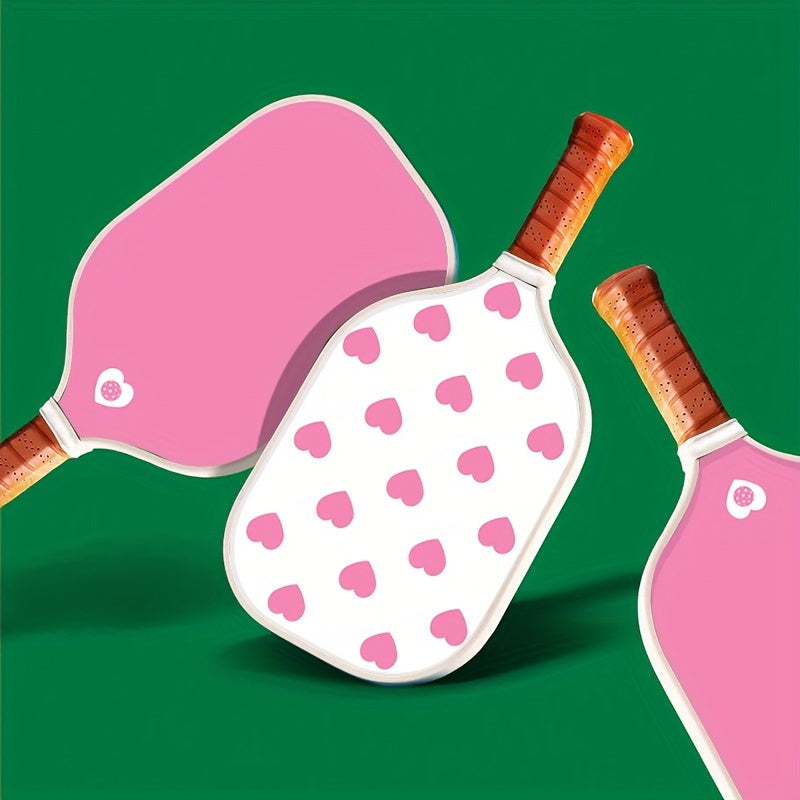Pickle Ball Paddle Glass Fiber Honeycomb Core Comfort Cushion Grip