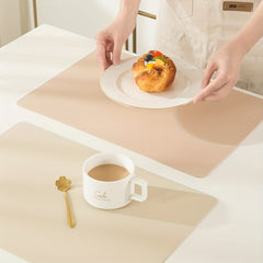 Waterproof Placemats Set of 2 Heat Stain Scratch Resistant Non Slip Table Mat