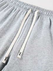 Skull Pattern Comfy Shorts Men's Casual Elastic Waist Drawstring Shorts