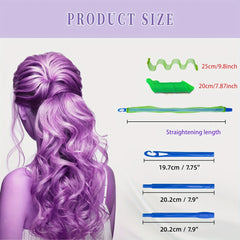 60 Pc Hair Curlers Set Spiral & Waves Rollers for Women No Heat Styling Kit