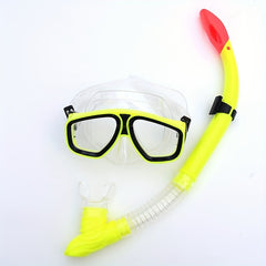 Swimming Goggles & Snorkel Set Dive Glasses with Breathing Tube Snorkeling Gear