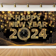 New Year Countdown Cloth Hanging Banner Party Decoration