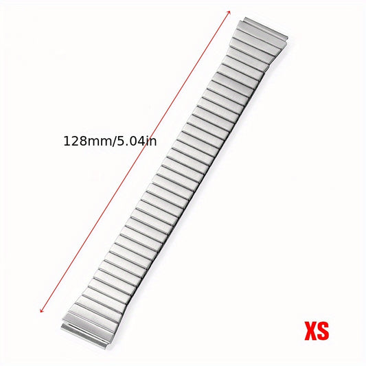 18mm Metal Elastic Strap Watch Band Stainless Steel Expansion Bracelet