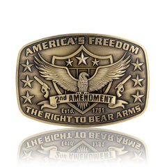 Western Cowboy Men's Eagle Belt Buckle