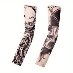 Tattoo Sleeve Embroidered Men's/Women's Sunscreen Hand Sleeves