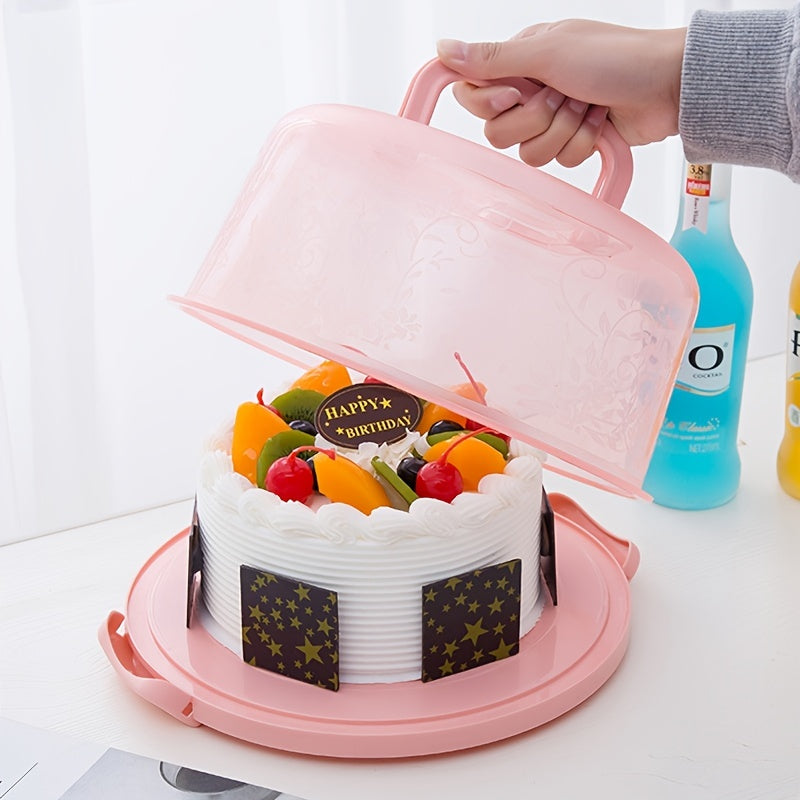 Portable Cake Box Dustproof Anti-smear Cake Storage Box