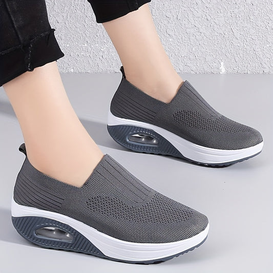 Breathable Slip-on Air Cushion Sneakers for Women