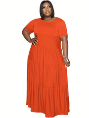  Women's High Stretch Smock Dress