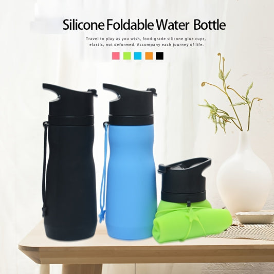 Creative Silicone Water Cup Portable Foldable Water Bottle for Outdoor Sports