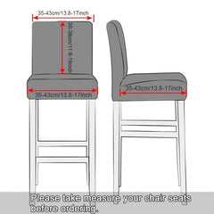 Stretch High Stool Cover Dining Chair Slipcover Protector