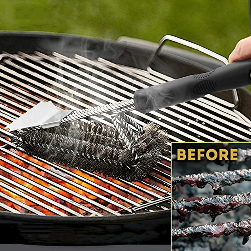 Stainless Steel Grill Brush Cleaning Tool