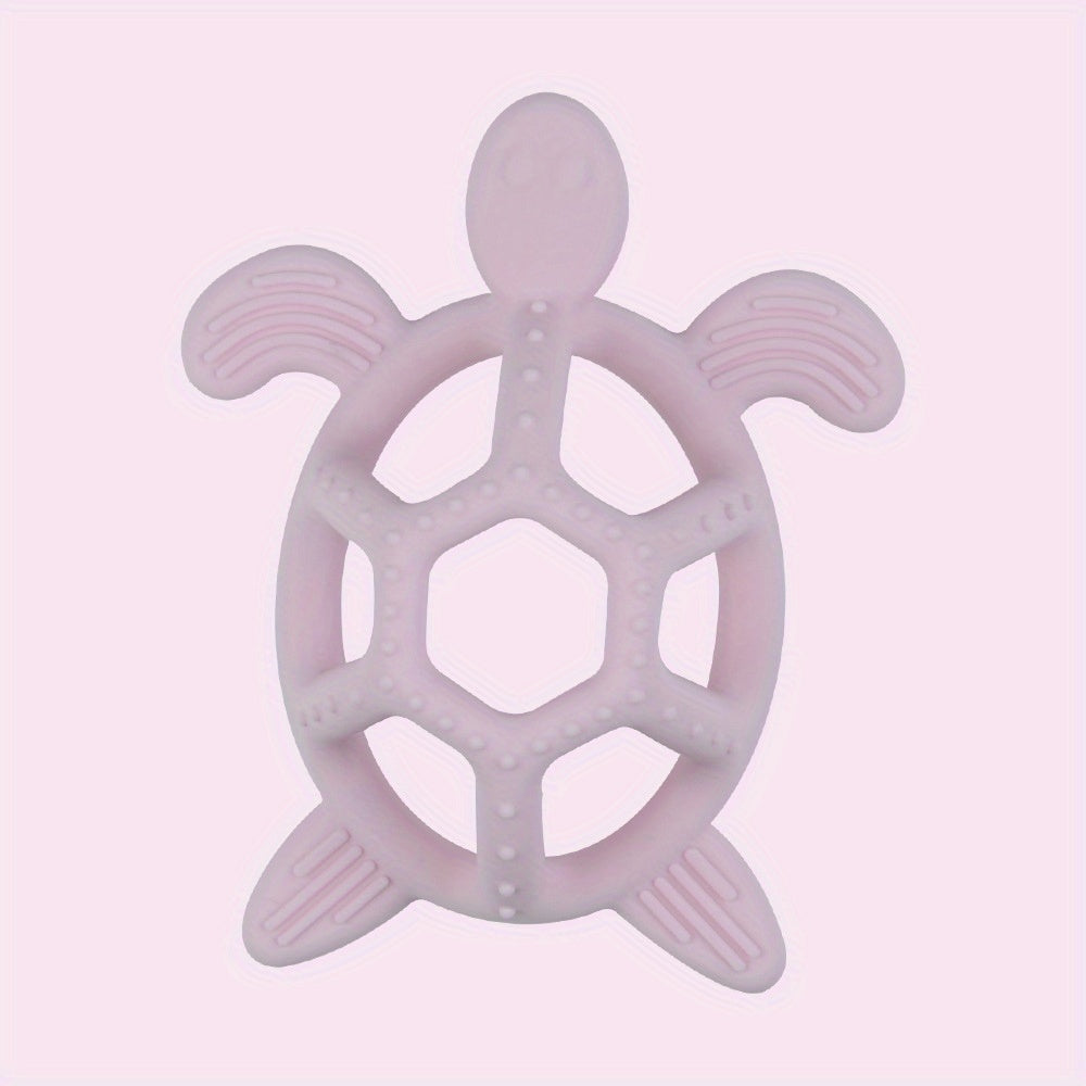 Hemispherical Hollow Silicone Teether Sea Turtle Toy