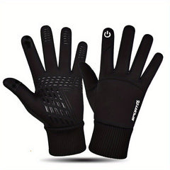 Men's Winter Riding Fitness Gloves Touch Screen Warm Gloves