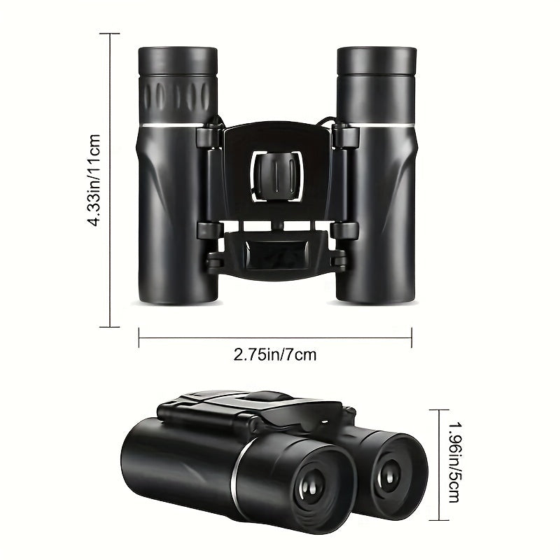 8X21 Foldable Long Distance Zoom Binoculars for Hiking