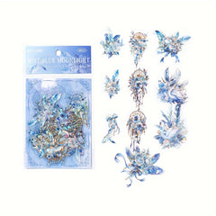 20pcs PET Retro Guka Waterproof Journal Material Stickers