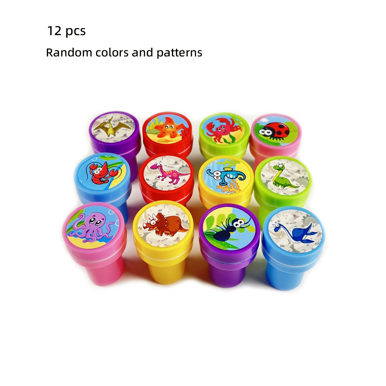 Cartoon Stamp Set for Interactive Stamping Game