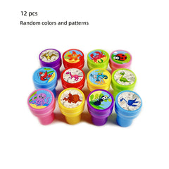 Cartoon Stamp Set for Interactive Stamping Game