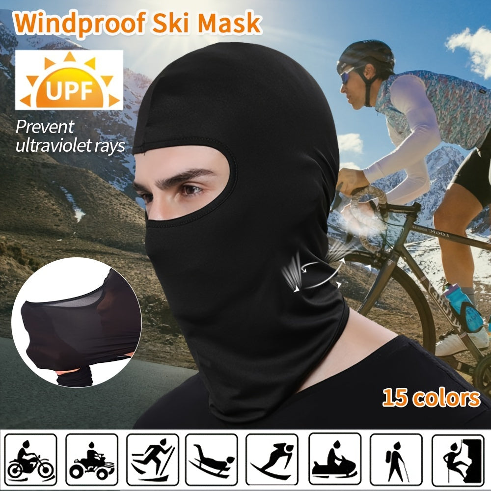 Outdoor Sports Ice Silk Sunscreen Mask Riding Windproof