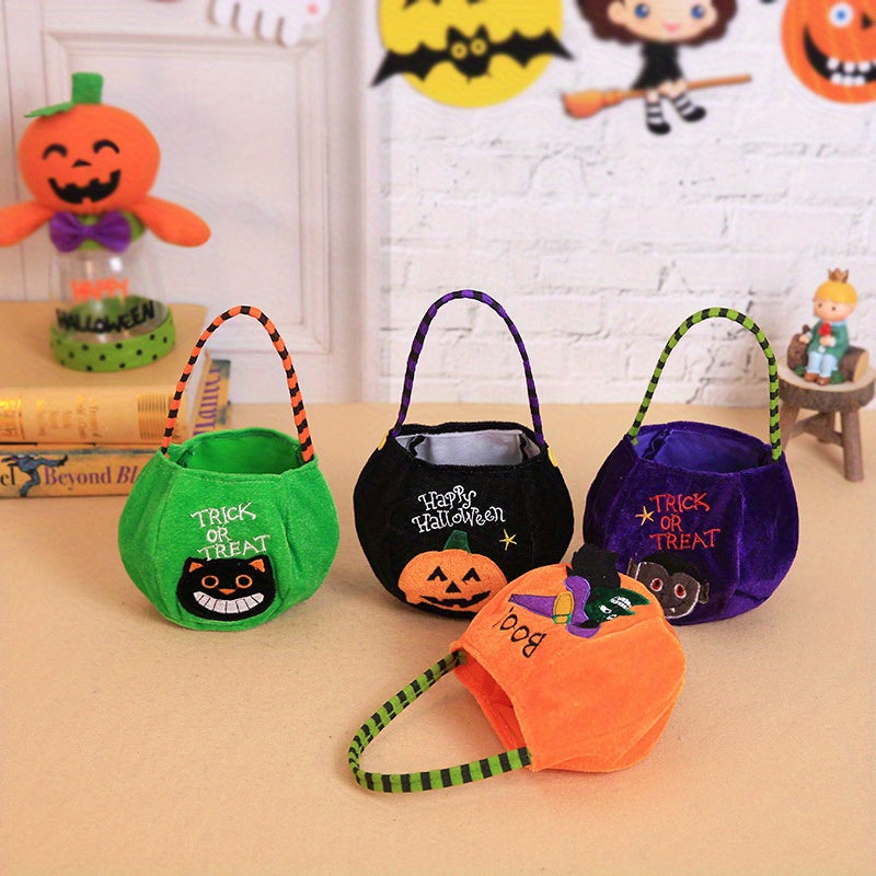 Halloween Candy Bag Decoration Cloth Bag Children's Portable Pumpkin Bag