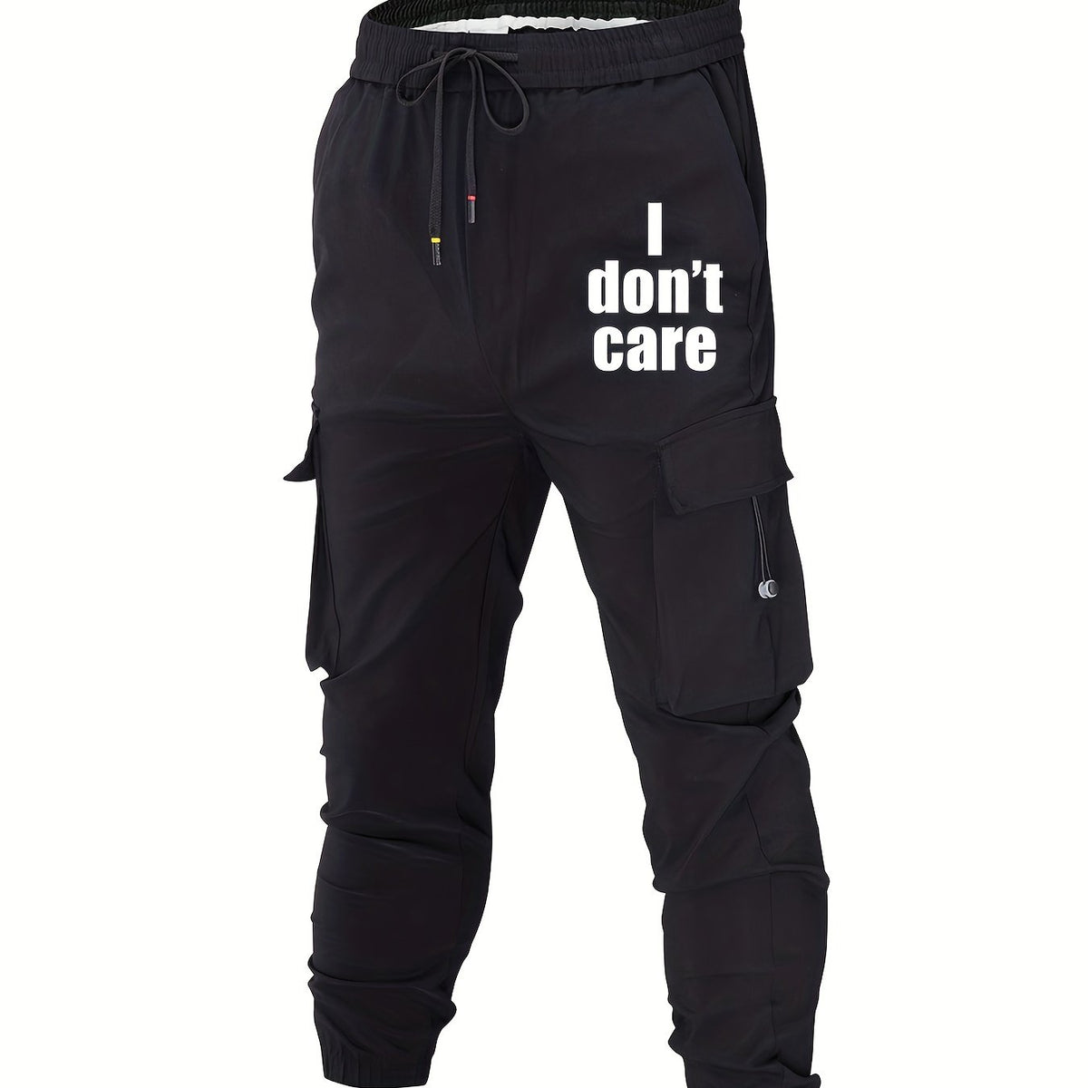 Men's Drawstring Cargo Joggers Outdoor Pants