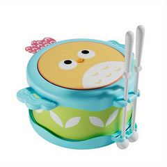 Kids Drum Set Cartoon Style with 2 Drumsticks