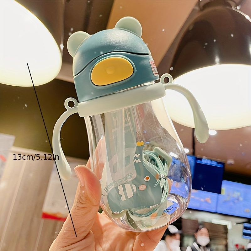 350ml Water Straw Bottle with Handle
