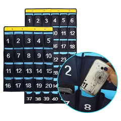 Classroom Numbered Cell Phone Holder & Calculator Pocket Chart