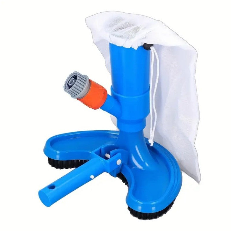 Portable Pool Vacuum Jet Underwater Cleaner w/ Brush Bag Handheld
