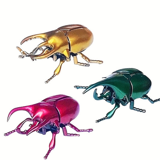 Clockwork Beetle Toy Set Assorted Colors Plastic Material