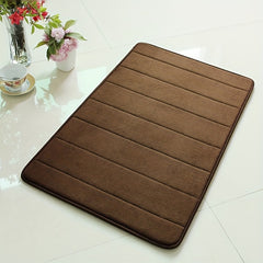 Memory Foam Bath Mat Rug 24 X 16 Inches Grey