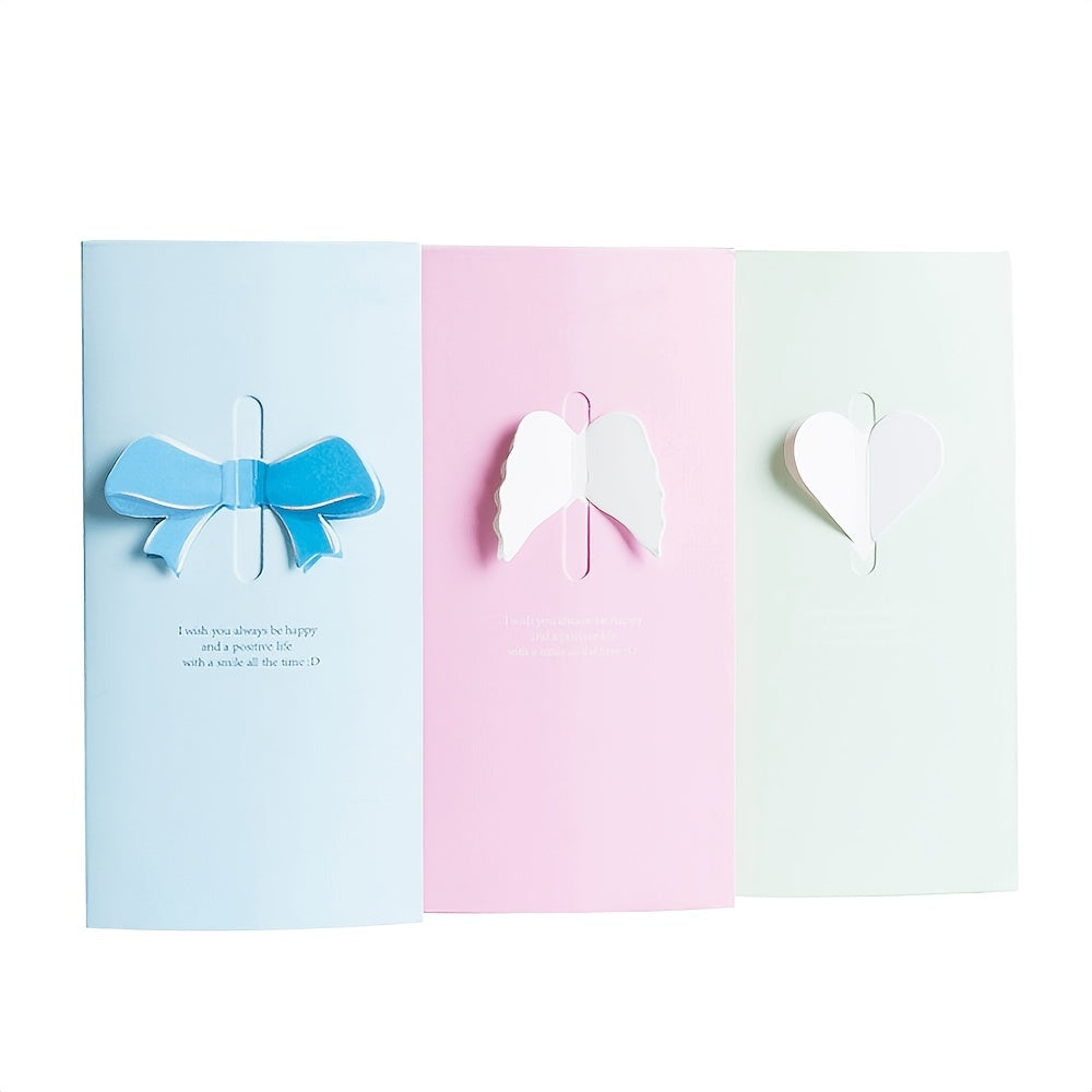 3D Hollow Baby Birth Greeting Card Mother Baby Thank You Card