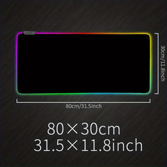 RGB Illuminated Large Mouse Pad for Office & Esports