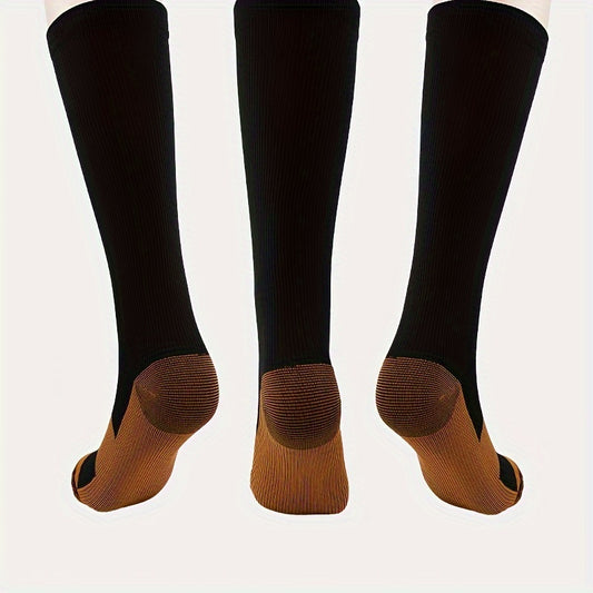 Compression Socks Outdoor Sports Fitness Running Yoga Mid calf Socks