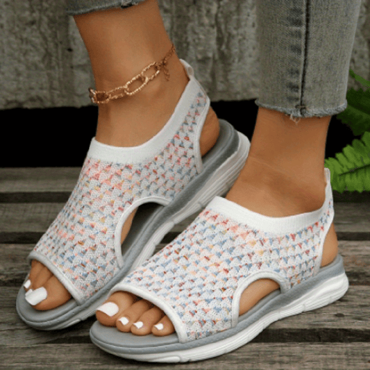 Women's Cutout Beach Sandals Non Slip Summer Sandals
