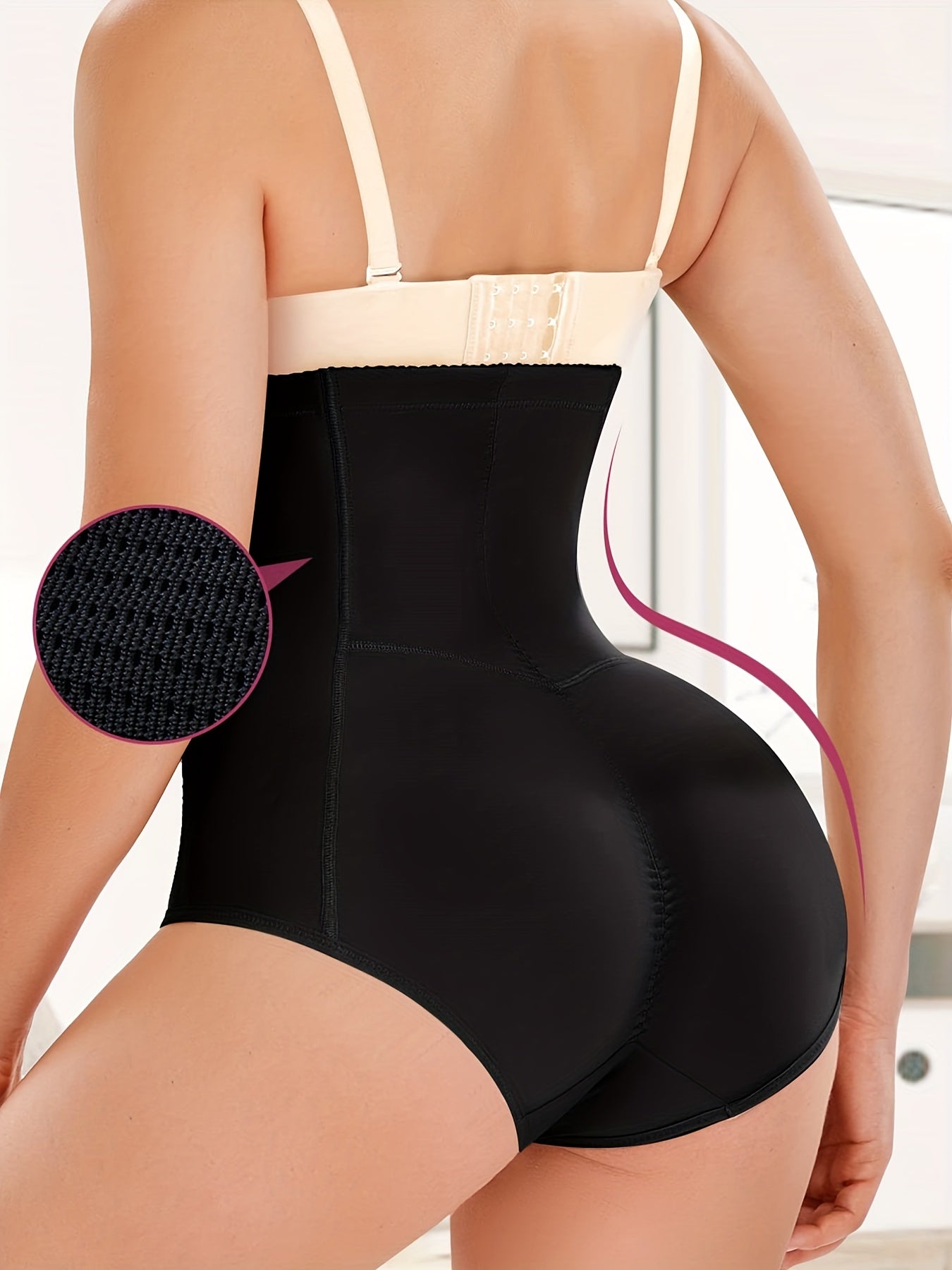 High Waist Zipper Shaping Panties Tummy Control Butt Lifting Panties