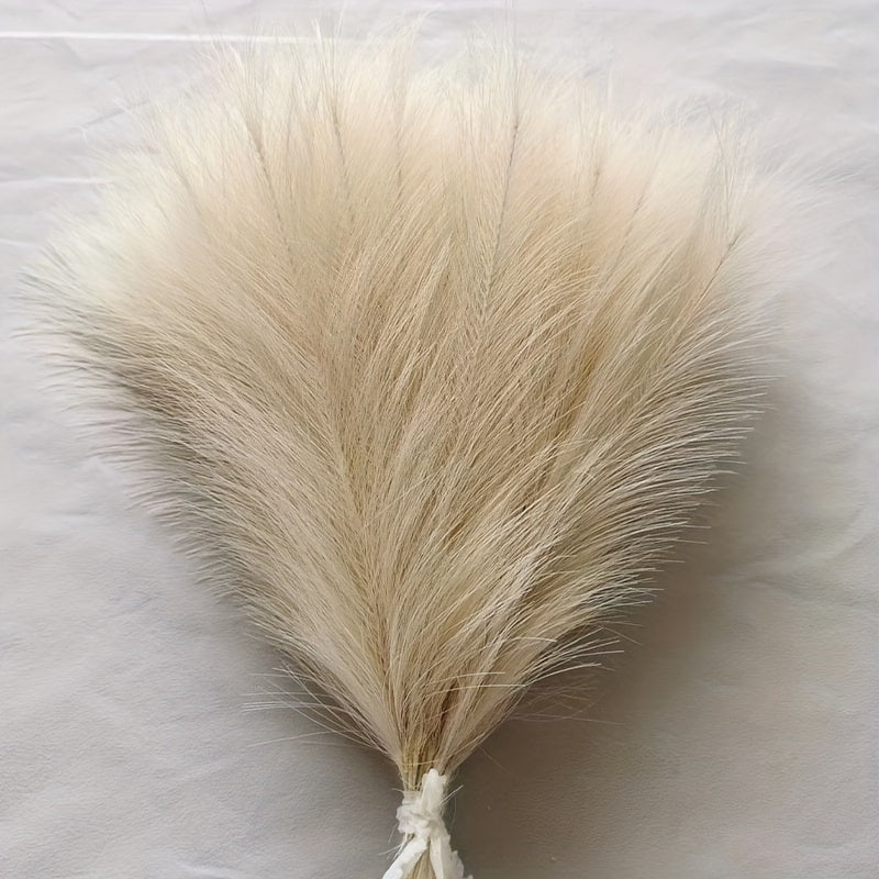 10pcs Polyester Artificial Reed for Home Decor
