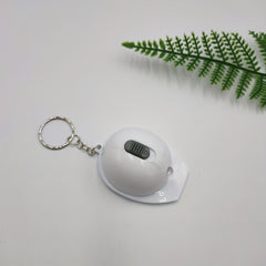 Helmet PVC With Light Security Hat Keychain For Men