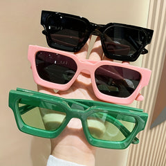 Y2K Square Sunglasses Candy UV400 Sun Shades