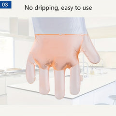 100 Eco Friendly Disposable Gloves for Food Handling Catering