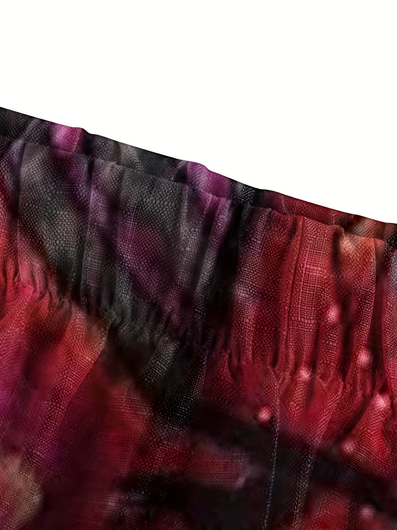  Geometric Print Wide Leg Pants Women's Casual Non Stretch Pants